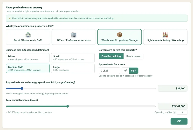 Pre-filled with real data. Editable in seconds.